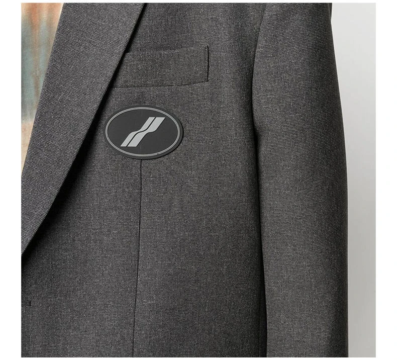 商品We11done|WE11DONE 灰色男士西服上衣 WD-JK4-20-715-U-CH,价格¥2689,第8张图片详细描述