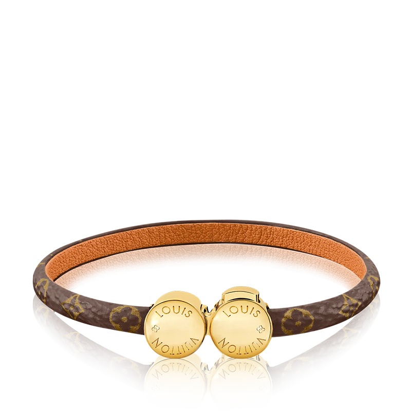 商品Louis Vuitton|预售十天 Louis Vuitton/路易威登 22春夏新款HISTORIC MINI MONOGRAM系列 米色/棕色老花帆布小牛皮内衬Historic饰钉手链M6407E,价格¥1945,第15张图片详细描述