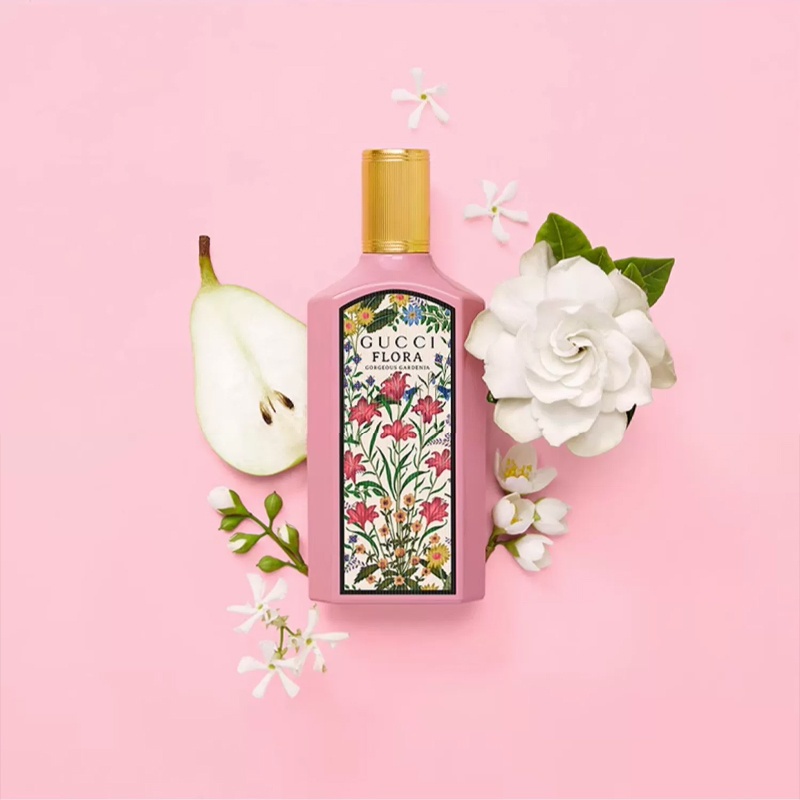 商品Gucci|古驰 绮梦栀子花女士香水EDP礼盒套装 50ml+10ml 花香调,价格¥585,第5张图片详细描述