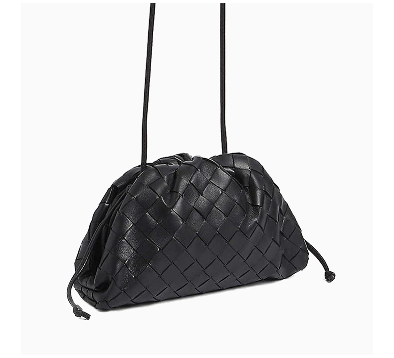 商品[国内直发] Bottega Veneta|BOTTEGA VENETA 黑色女士斜挎包 585852-VCPP1-8803,价格¥20873,第6张图片详细描述