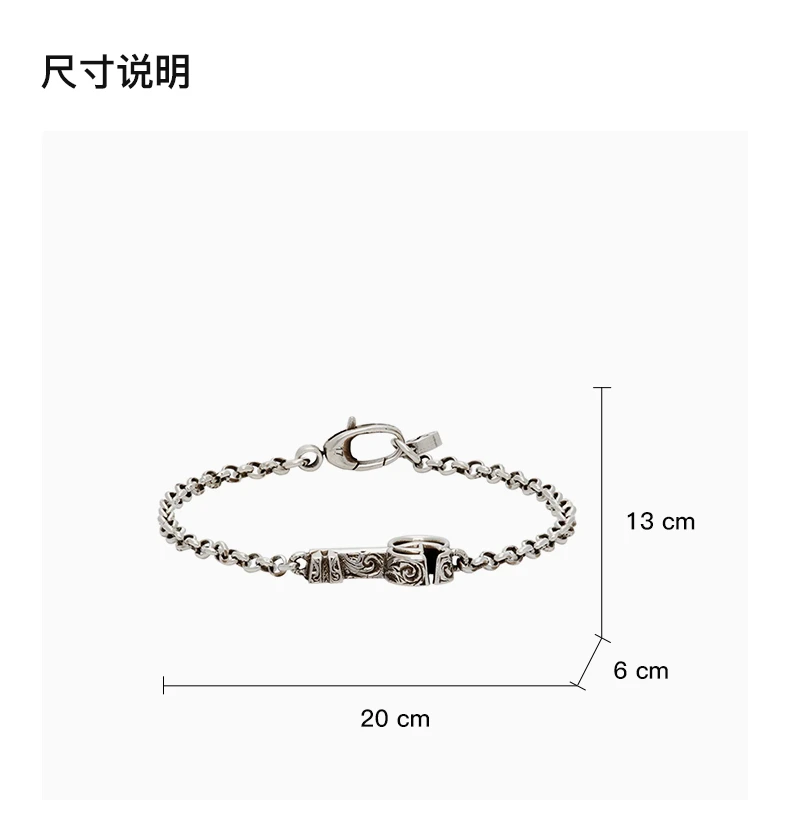 商品Gucci|GUCCI 女士银色手链 YBA632207001,价格¥1415,第3张图片详细描述