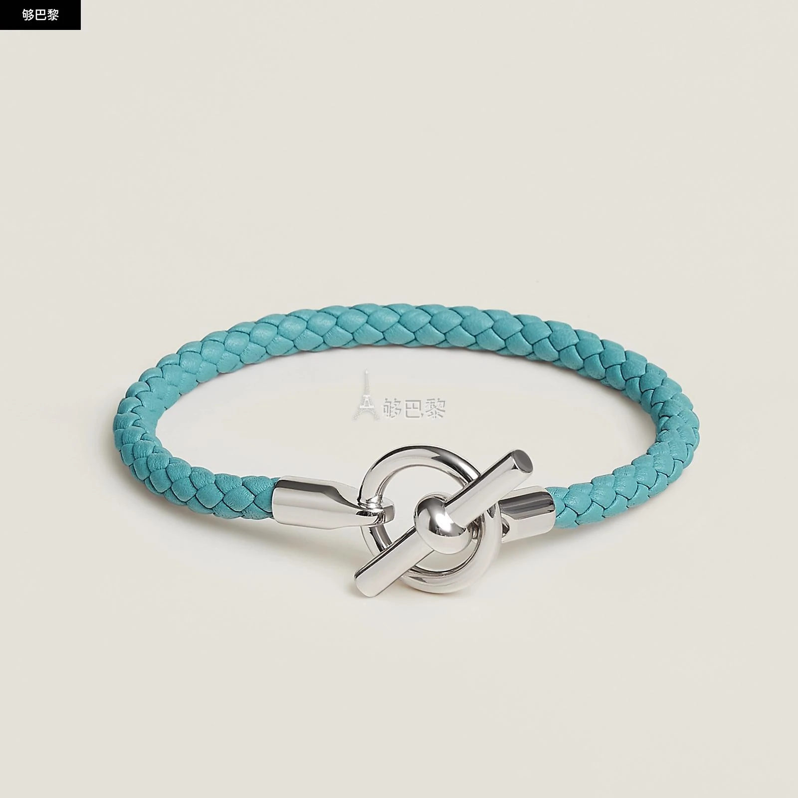 商品Hermes|包邮包税【预售7天发货】 HERMES爱马仕 23秋冬 男士 手镯 Bracelet Glénan H H077240FP3PT4,价格¥3448,第4张图片详细描述