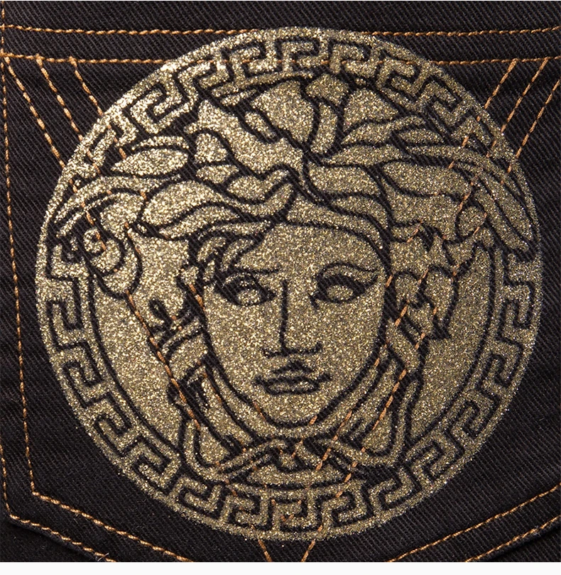 商品Versace|VERSACE 范思哲 女士黑色牛仔裤 A85443-A232772-A8008,价格¥2802,第5张图片详细描述
