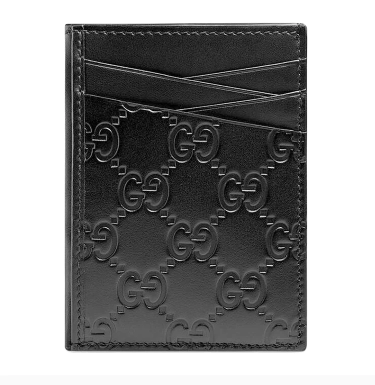 商品[国内直发] Gucci|GUCCI 古驰 男士黑色皮革卡包 495015-CWC1R-1000,价格¥2937,第4张图片详细描述