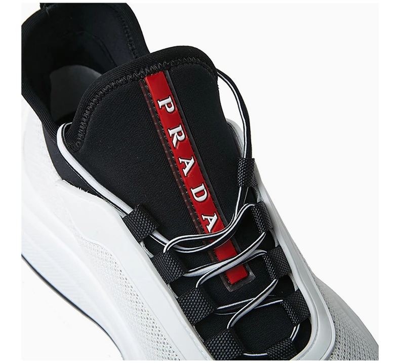 商品Prada|PRADA  女士白色运动鞋  3E6425-3KTP-F0964,价格¥4213,第8张图片详细描述