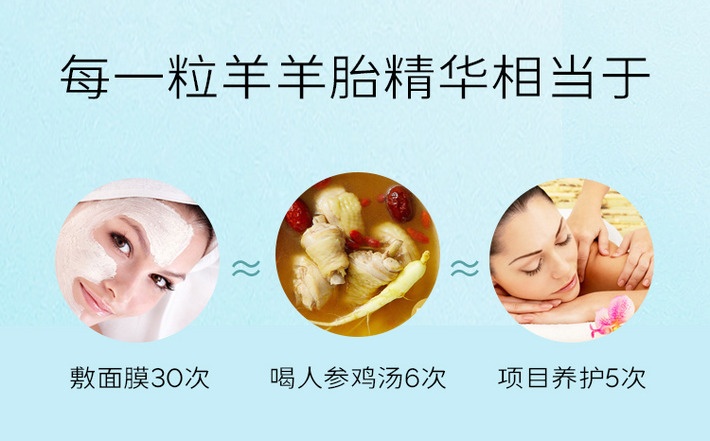商品[国内直发] Biowell|【关爱健康】羊胎素胶囊内调保养女性调理羊胚胎盘提取物可搭配美白丸片全身美白淡斑褪黑 60粒,价格¥430,第6张图片详细描述