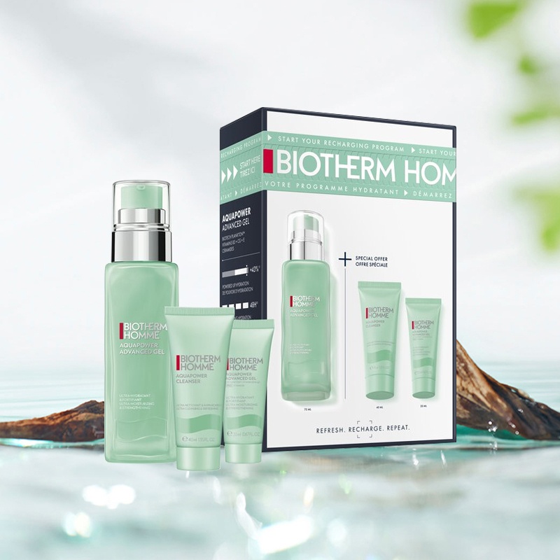 商品Biotherm|碧欧泉男士水动力面部护理套装三件套 保湿乳+洁面乳,价格¥400,第2张图片详细描述