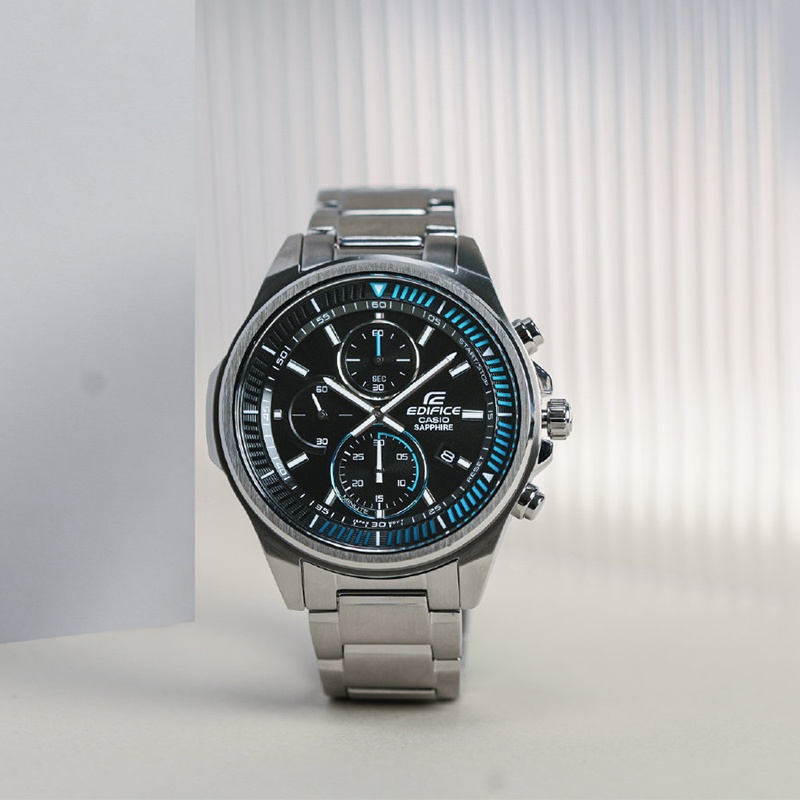 商品[国内直发] Casio|卡西欧手表EDIFICE轻薄系列，人造蓝宝石玻璃镜面 100米防水功能,价格¥1153,第1张图片详细描述