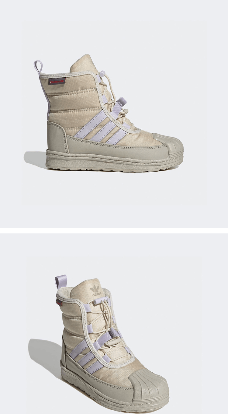 商品Adidas|【Brilliant|包邮包税】阿迪达斯 SUPERSTAR 360 BOOT 儿童  靴子 棉靴  ID4049 ALUMIN/PUTGRE/SILDAW,价格¥744,第2张图片详细描述