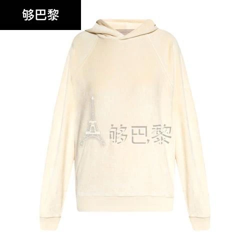 商品Fear of god|【特惠9.0折】包邮包税【预售7天发货】 FEAR OF GOD 女士 卫衣 丝绒连帽衫  FGE2YTM6BEI,价格¥1048,第3张图片详细描述