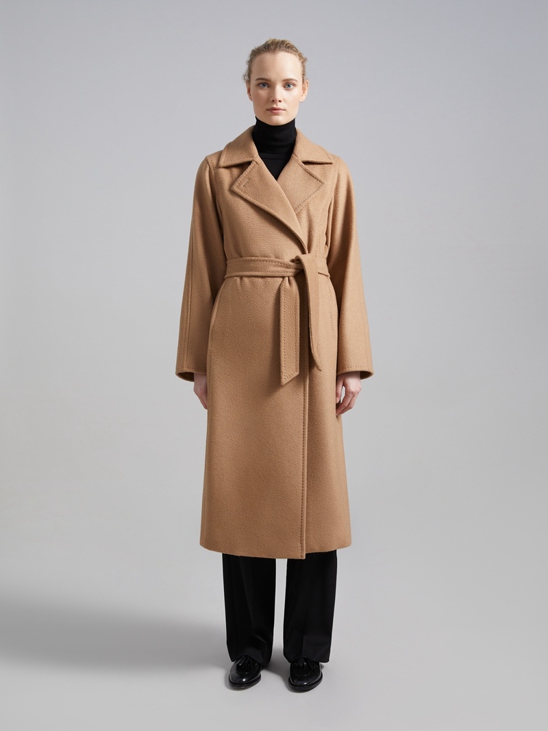 商品[国内直发] Max Mara|经典款翻领大衣外套 MANUELA,价格¥15202,第4张图片详细描述