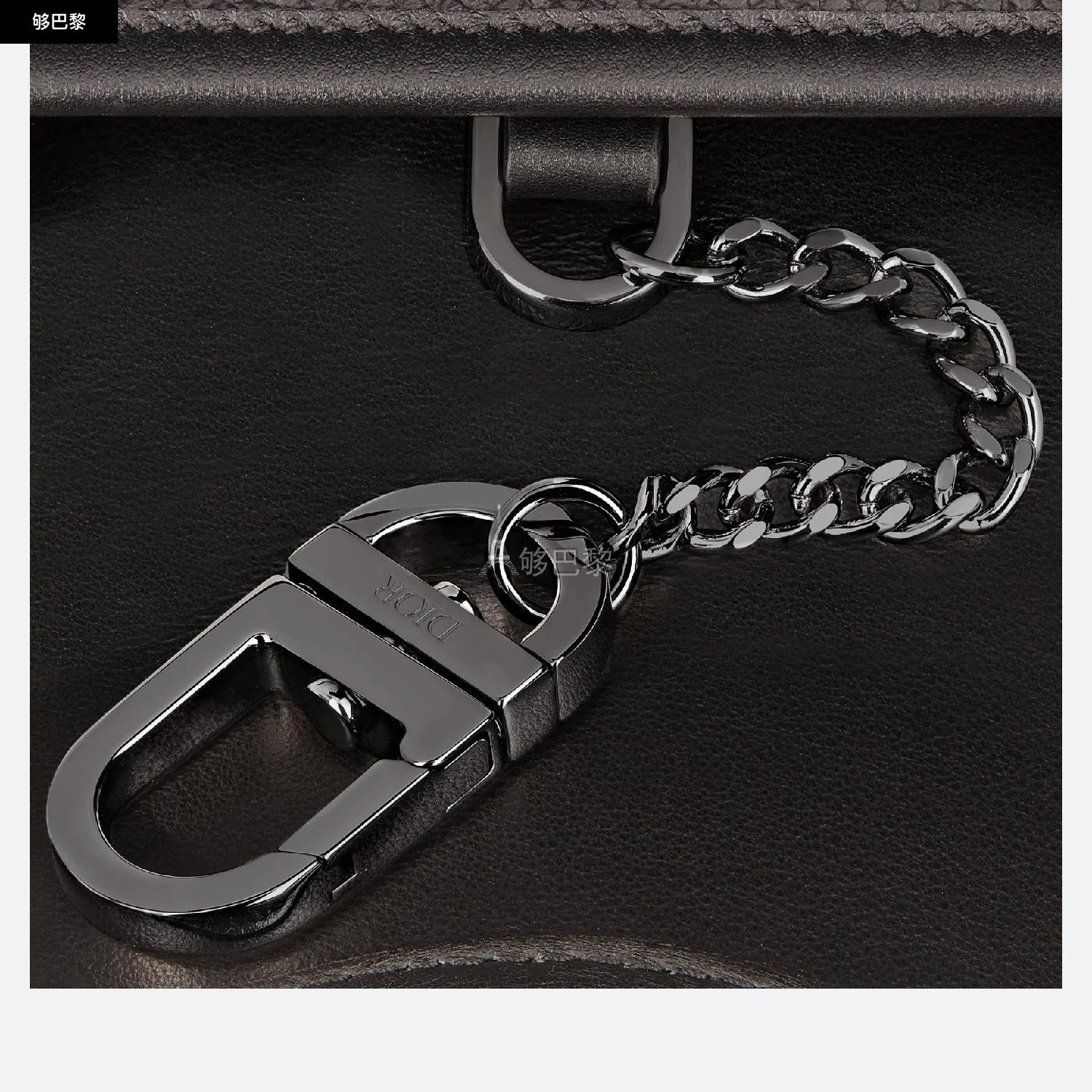 商品Dior|包邮包税【预售7天发货】 DIOR迪奥 23秋冬 男士 钥匙包 Pochette Nano Gallop 2ADKH343SOM_H00N,价格¥7656,第4张图片详细描述