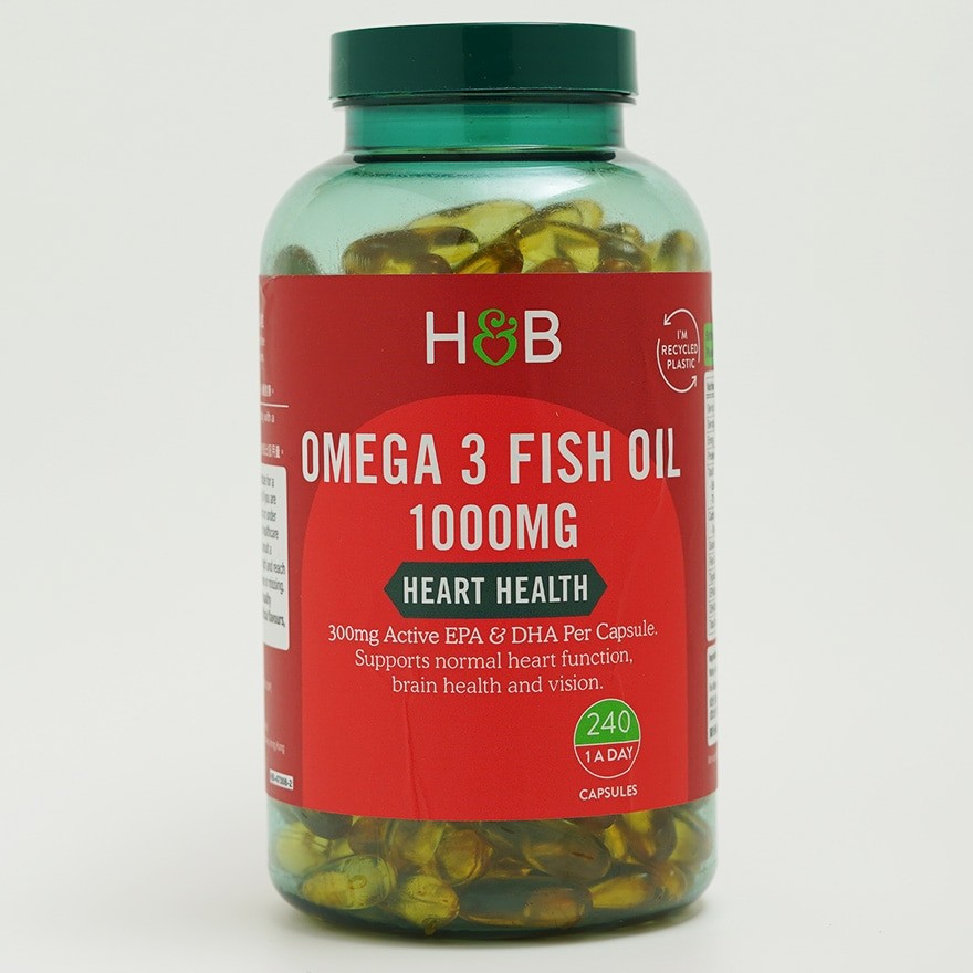 商品[国内直发] Holland Barrett|HOLLAND&BARRETT  奧米加3魚油 1000毫克 240粒,价格¥576,第1张图片详细描述