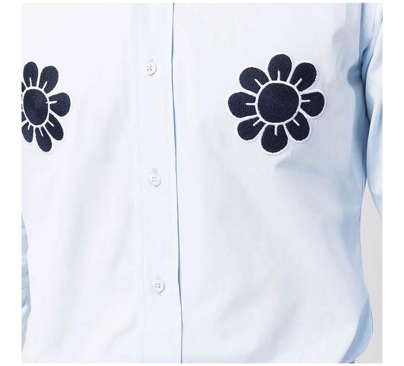商品Thom Browne|Thom Browne 男士浅蓝色衬衫 MWL334E-10347-480,价格¥2062,第8张图片详细描述