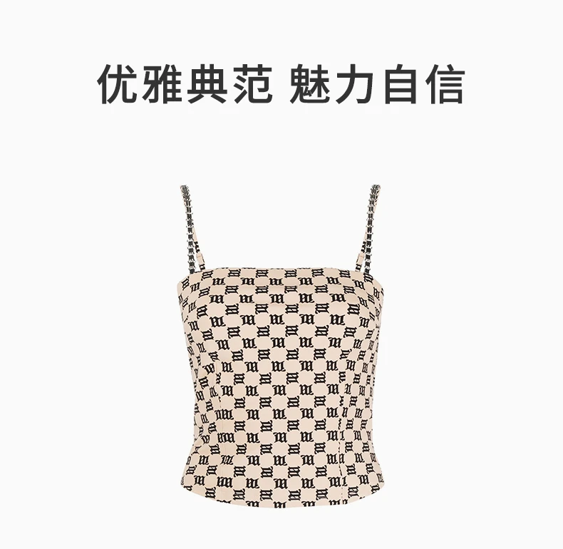商品[国内直发] Misbhv|MISBHV 米黄色女士吊带 4020W016,价格¥1231,第1张图片详细描述