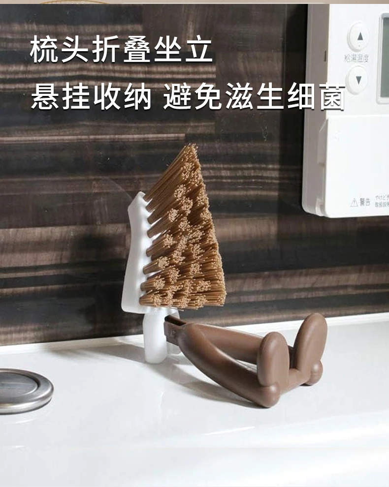 商品[国内直发] sanbelm|sanbelm浴室清洁刷棕色54g-舒适手感多方位清洁,价格¥36,第4张图片详细描述