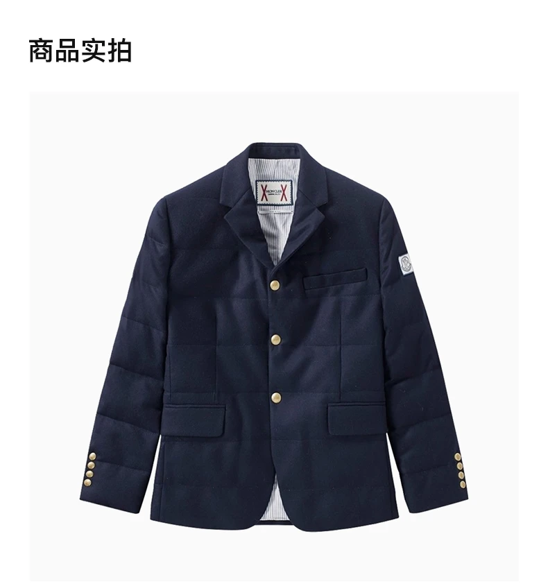 商品[国内直发] Moncler|MONCLER 藏蓝色男士外套 3007903-10096-778,价格¥9185,第4张图片详细描述