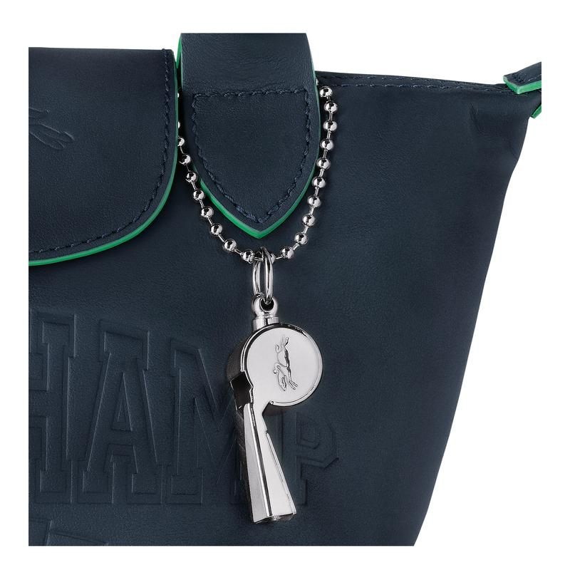 商品Longchamp|珑骧 Le Pliage XTRA超小女士海军蓝皮革手提包 L1500HEY556,价格¥3907,第7张图片详细描述