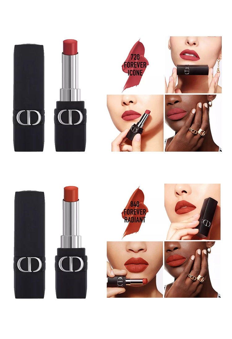 商品Dior|Dior迪奥全新烈艳蓝金锁色哑光唇膏口红3.2g,价格¥254,第12张图片详细描述