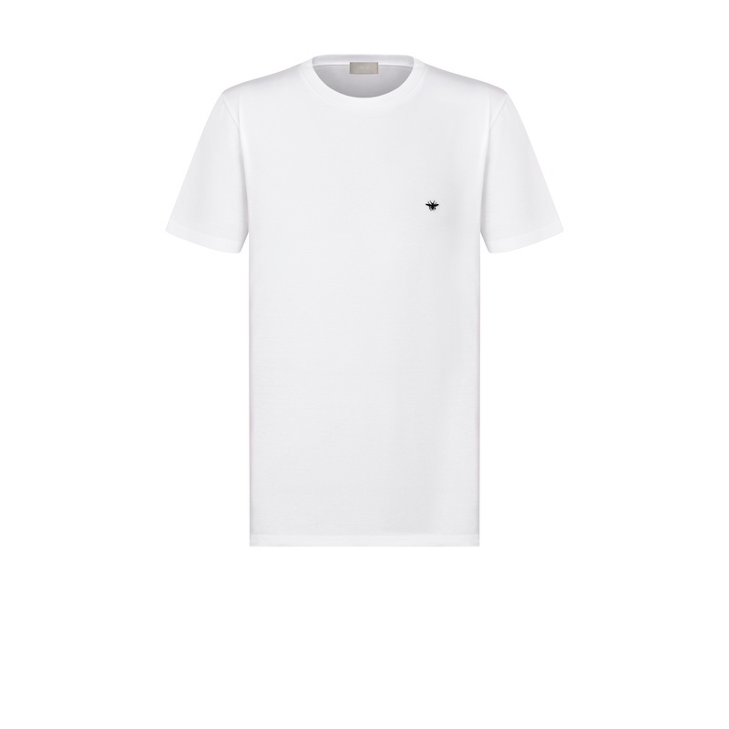 商品Dior|Dior 迪奥 男士白色棉质T恤,价格¥4467,第2张图片详细描述