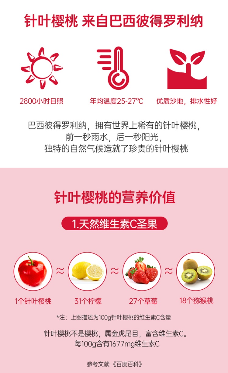 商品Arkopharma|纯植物针叶樱桃提炼维生素C咀嚼片30粒 抗疲劳  1-2-3盒,价格¥142,第6张图片详细描述