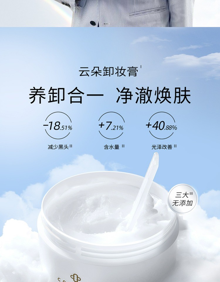 商品COCOCHI|cocochi日本AG抗糖云朵卸妆膏女深层眼唇清洁油敏感肌,价格¥132,第6张图片详细描述