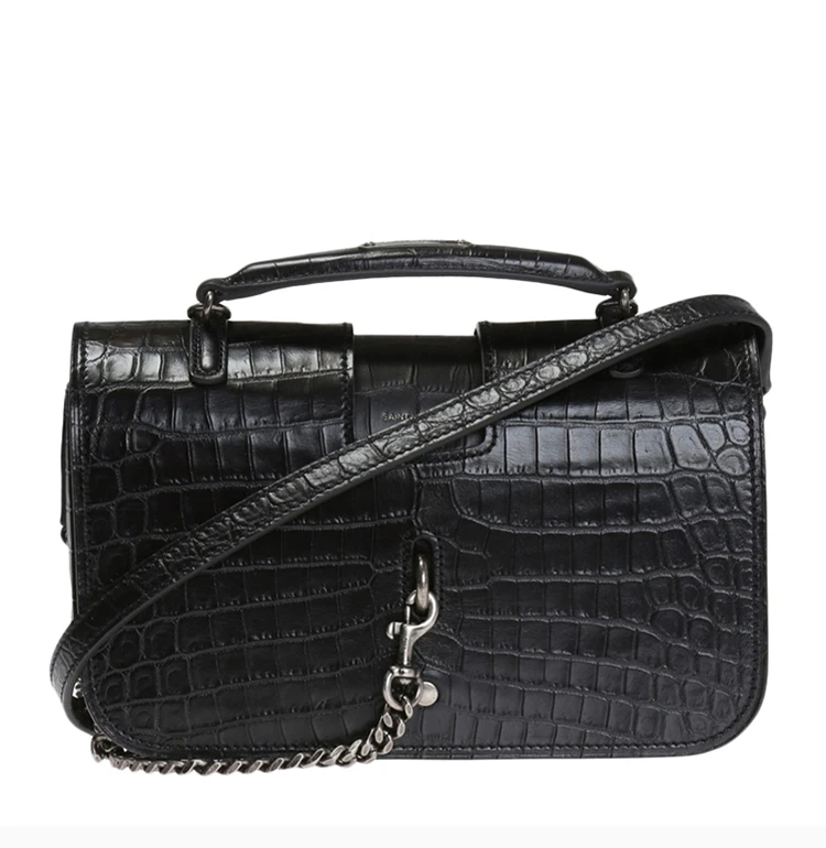 商品[国内直发] Yves Saint Laurent|YSL 圣罗兰 女士黑色链条装饰手提单肩包 486638-DZE0D-1000,价格¥11383,第13张图片详细描述