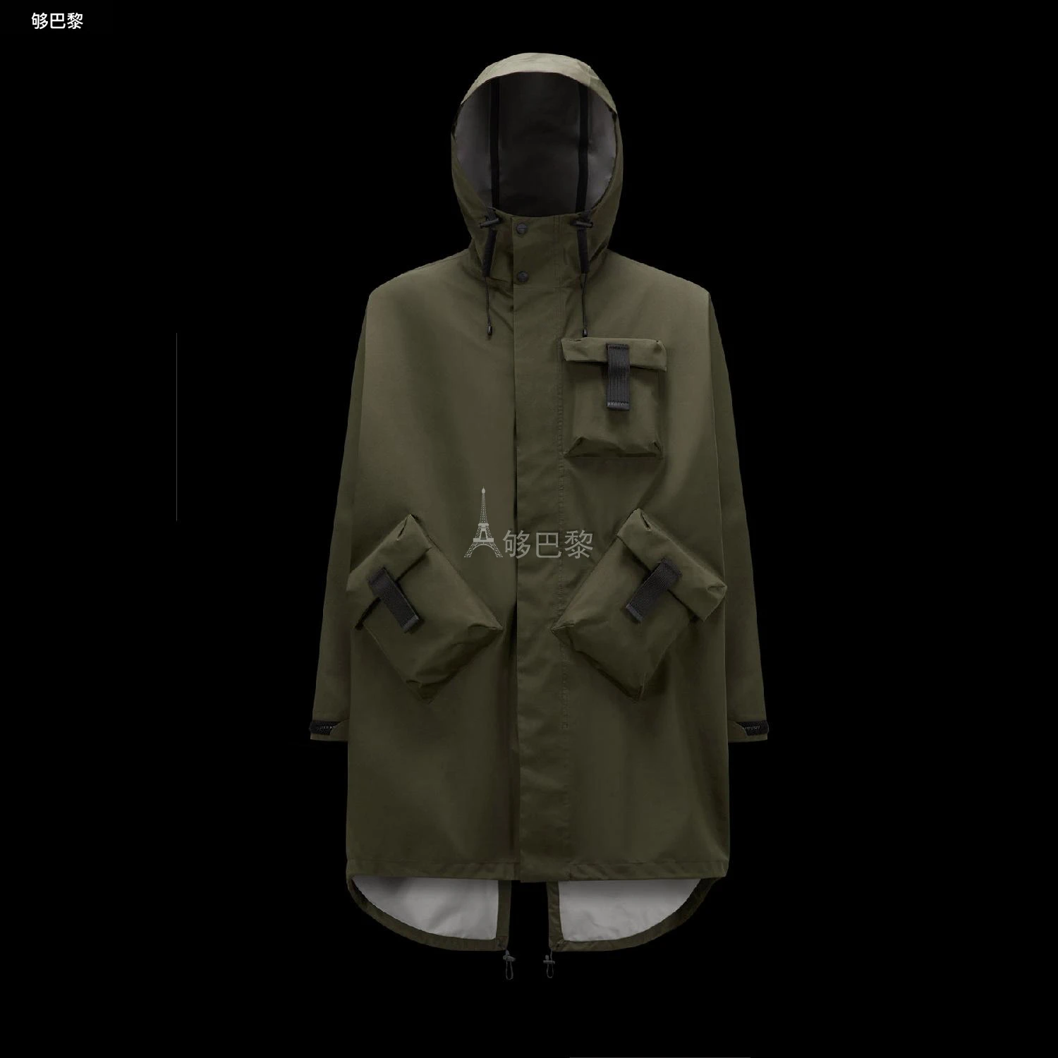 商品Moncler|【预售】 MONCLER盟可睐 24秋冬 男士 大衣 Menger男女款派克大衣 I209D1C00001M3222833,价格¥13440,第5张图片详细描述