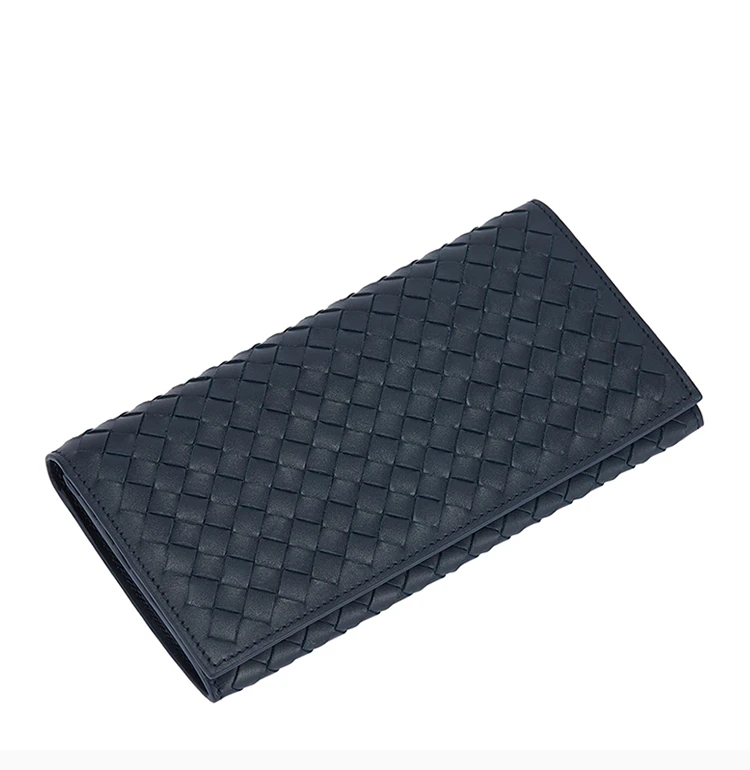 商品[国内直发] Bottega Veneta|Bottega Veneta 葆蝶家 中性深蓝色钱包 138625-V4651-4013,价格¥5667,第8张图片详细描述