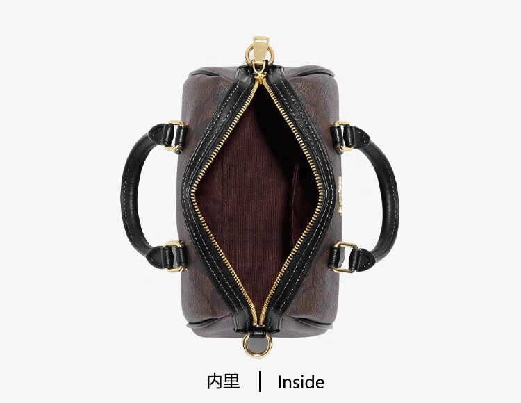 商品Coach|COACH/蔻驰 女士PVC配皮单肩斜挎手提包 CH469IMAA8,价格¥2153,第3张图片详细描述
