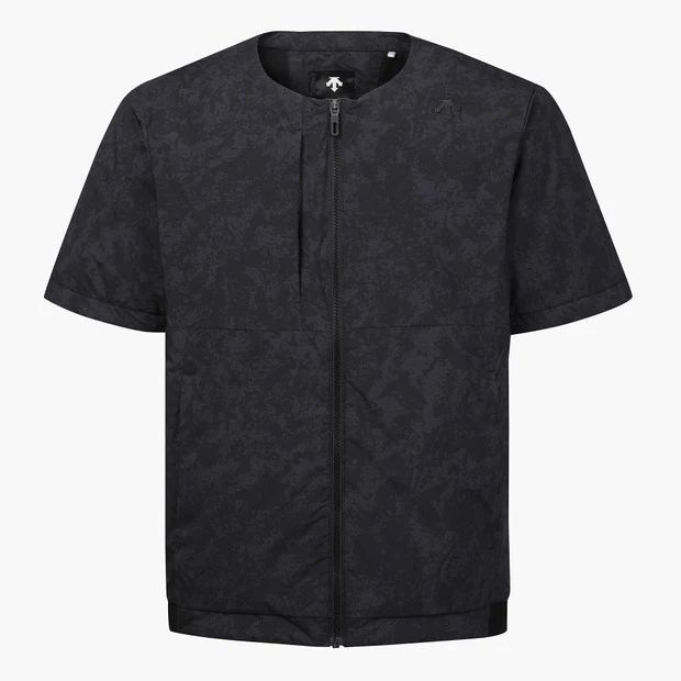 商品【预售商品15天发货】 DESCENTE|GOLF经典黑色图案短袖羽绒外套时尚 DP31MFDJ94-BLKG,价格¥2071,第10张图片详细描述