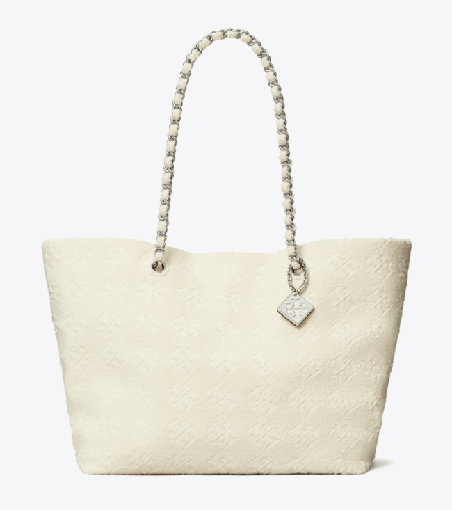 商品Tory Burch|汤丽柏琦Ella 织物链条单肩托特包（香港仓发货）,价格¥2917,第13张图片详细描述