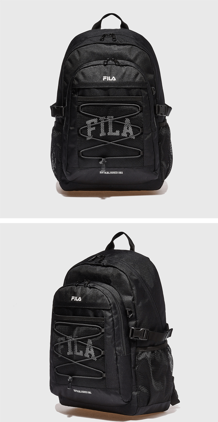 商品Fila|【Brilliant|包邮包税】斐乐 FILA MATE BACKPACK 配饰 包 双肩背包  FS3BPG1007X BLK,价格¥818,第2张图片详细描述