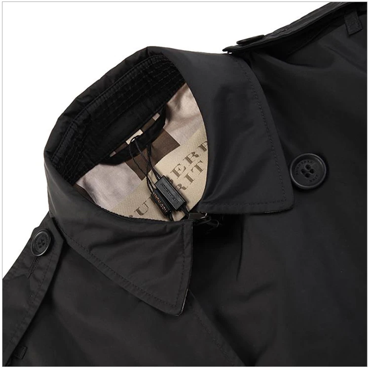 商品Burberry|Burberry 博柏利 黑色男士风衣 3914967,价格¥5015,第1张图片详细描述