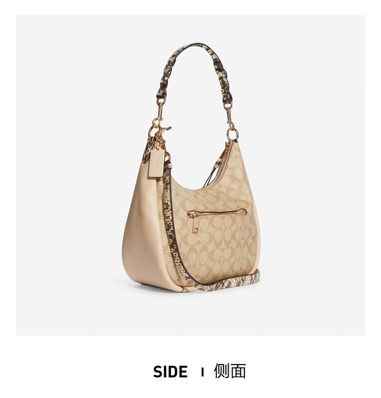 商品[国内直发] Coach|COACH/蔻驰 女士PVC配皮单肩斜挎手提包 C9191IMU4V 送礼好物,价格¥1788,第4张图片详细描述