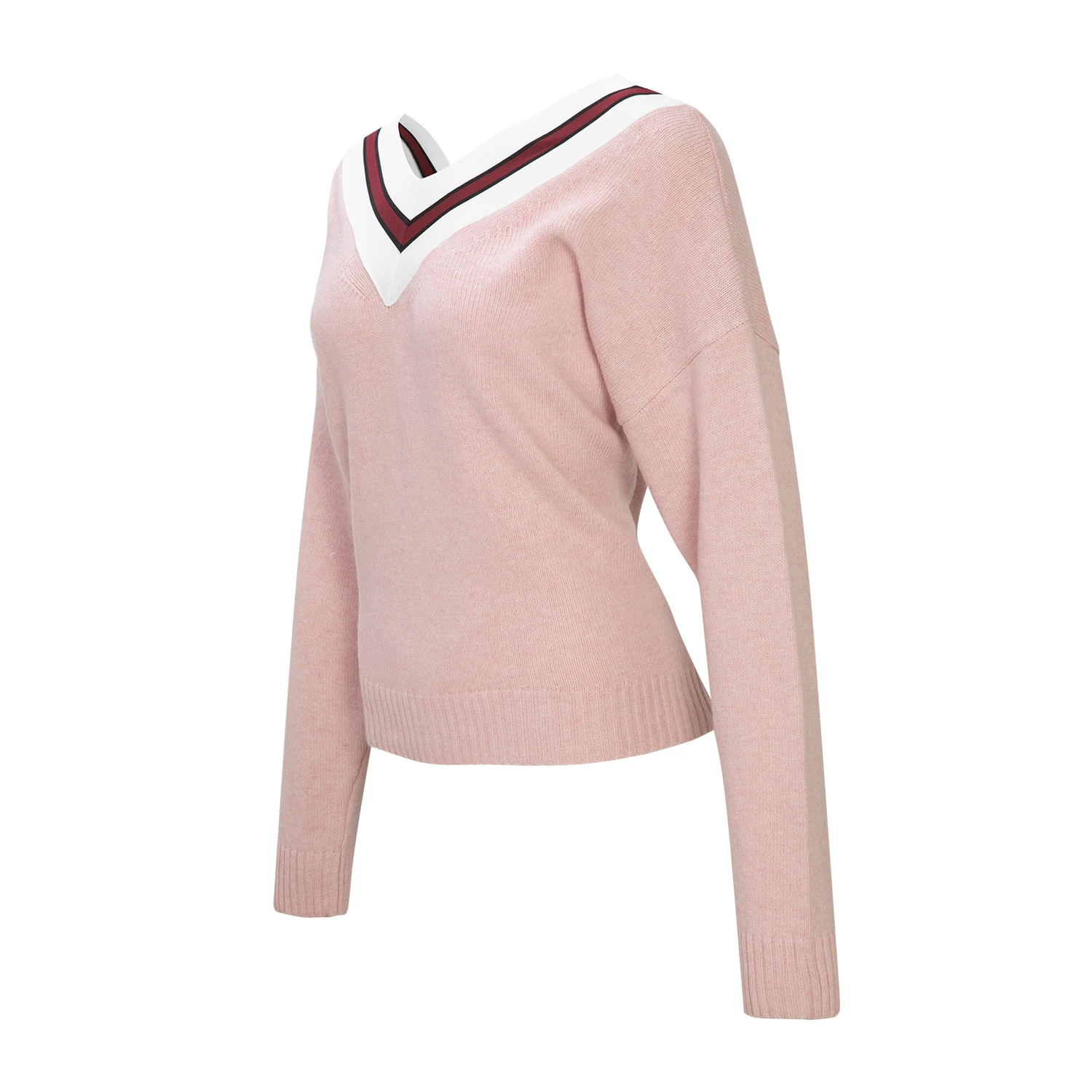 商品[国内直发] Sandro|SANDRO 粉色女士针织衫/毛衣 AG10231048-PINK,价格¥357,第2张图片详细描述