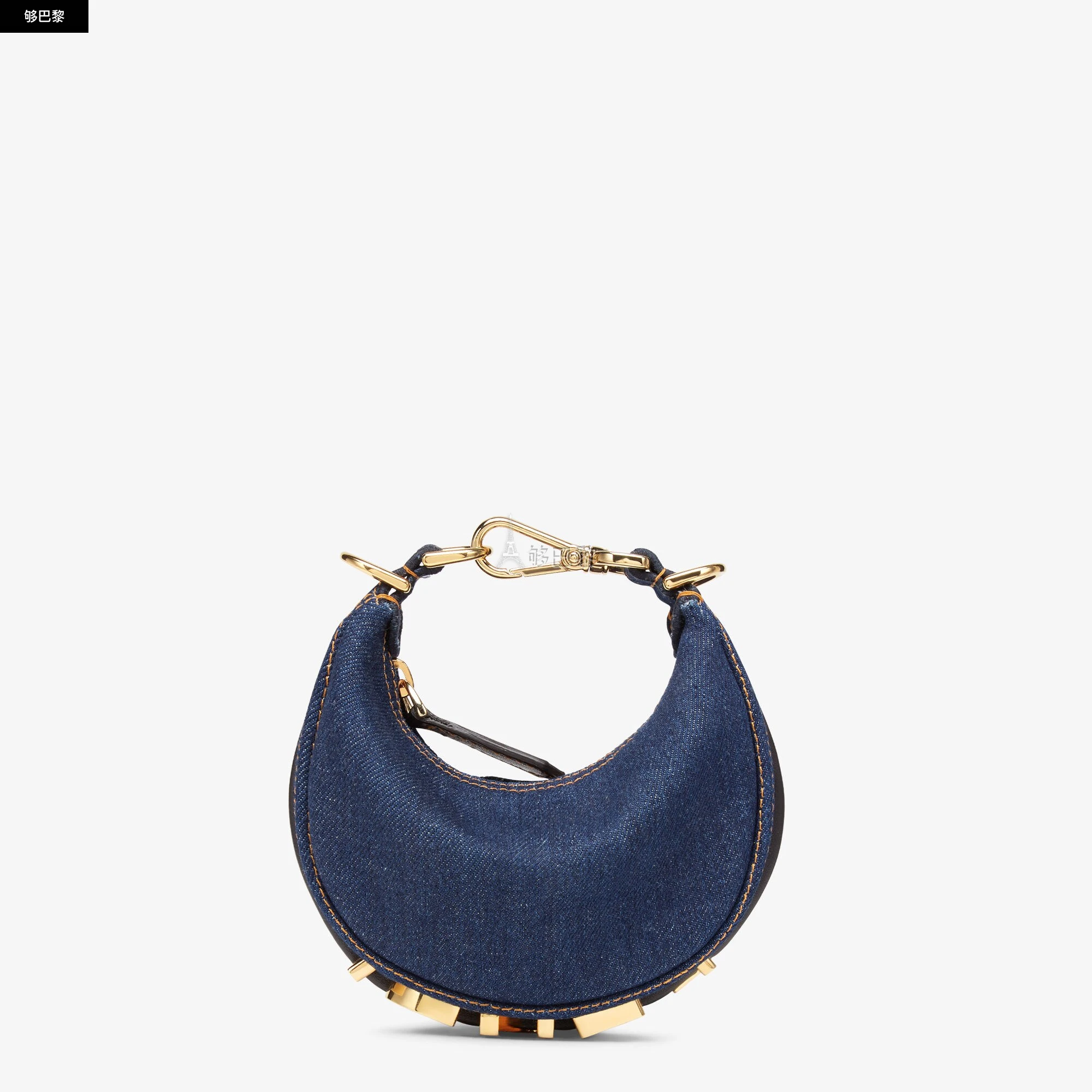 商品Fendi|【预售】 芬迪 25春夏 女士 挂饰 Nano Fendigraphy 7AS089AL9MF1IRF ,价格¥8843,第4张图片详细描述
