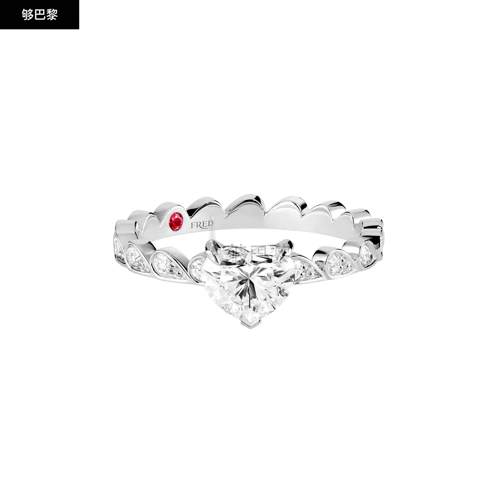 商品Fred|包邮包税【预售7天发货】 FRED 24春夏 女士 戒指 PRETTY WOMAN ICONIC ENGAGEMENT RING 4J0766,价格¥144976,第4张图片详细描述