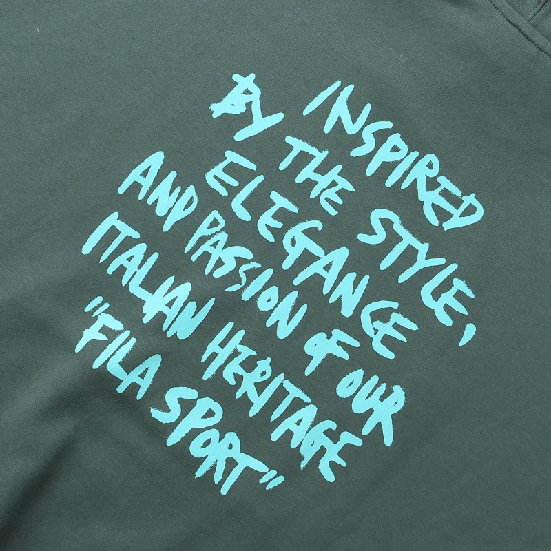 商品Fila|【享贝家】FILAOverfit Typography 连帽衫卫衣红色/绿色 FS2POD3125X （特价活动款）,价格¥178,第11张图片详细描述
