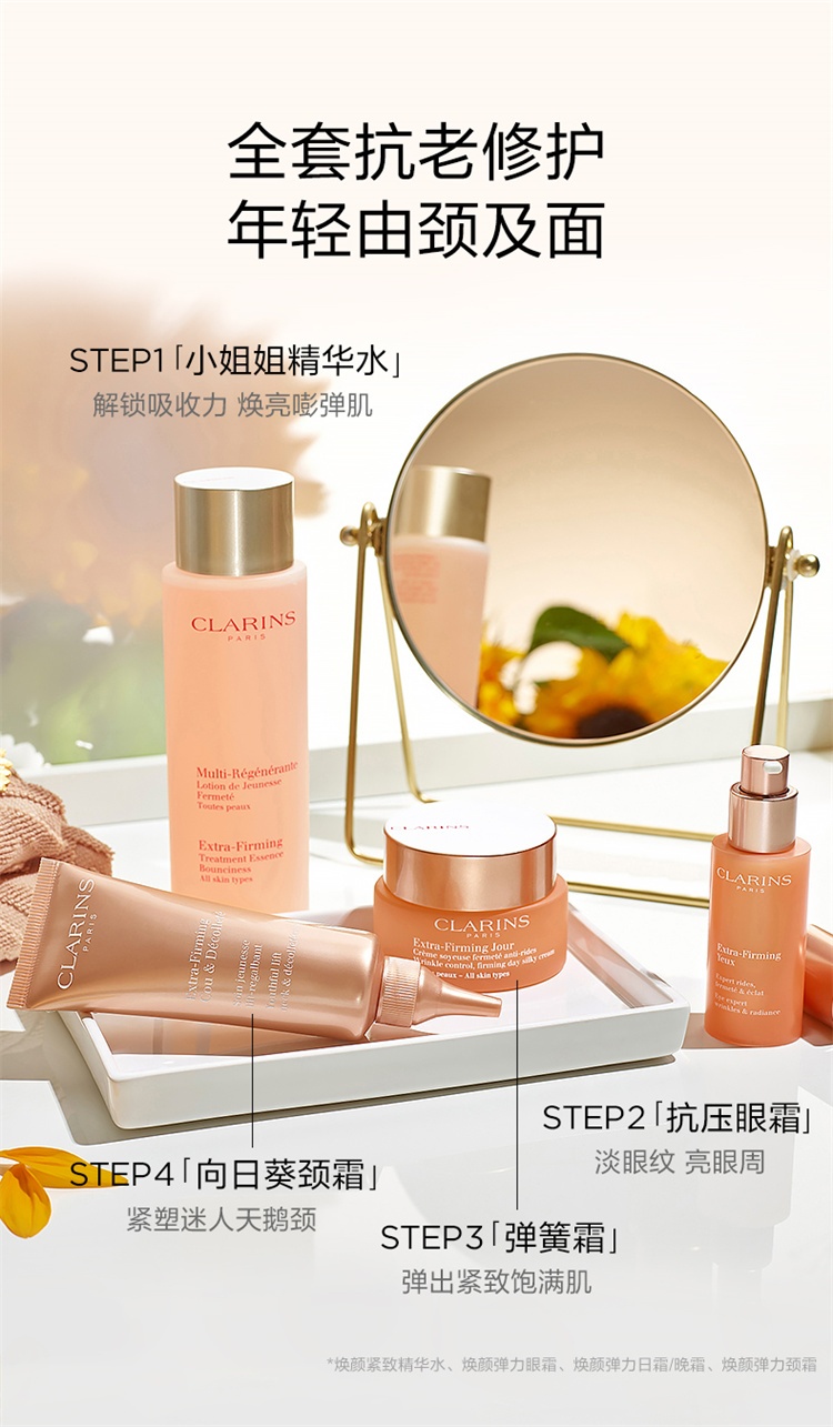 商品Clarins|娇韵诗紧肤肩颈霜75ml  淡化颈纹预防老化,价格¥417,第12张图片详细描述