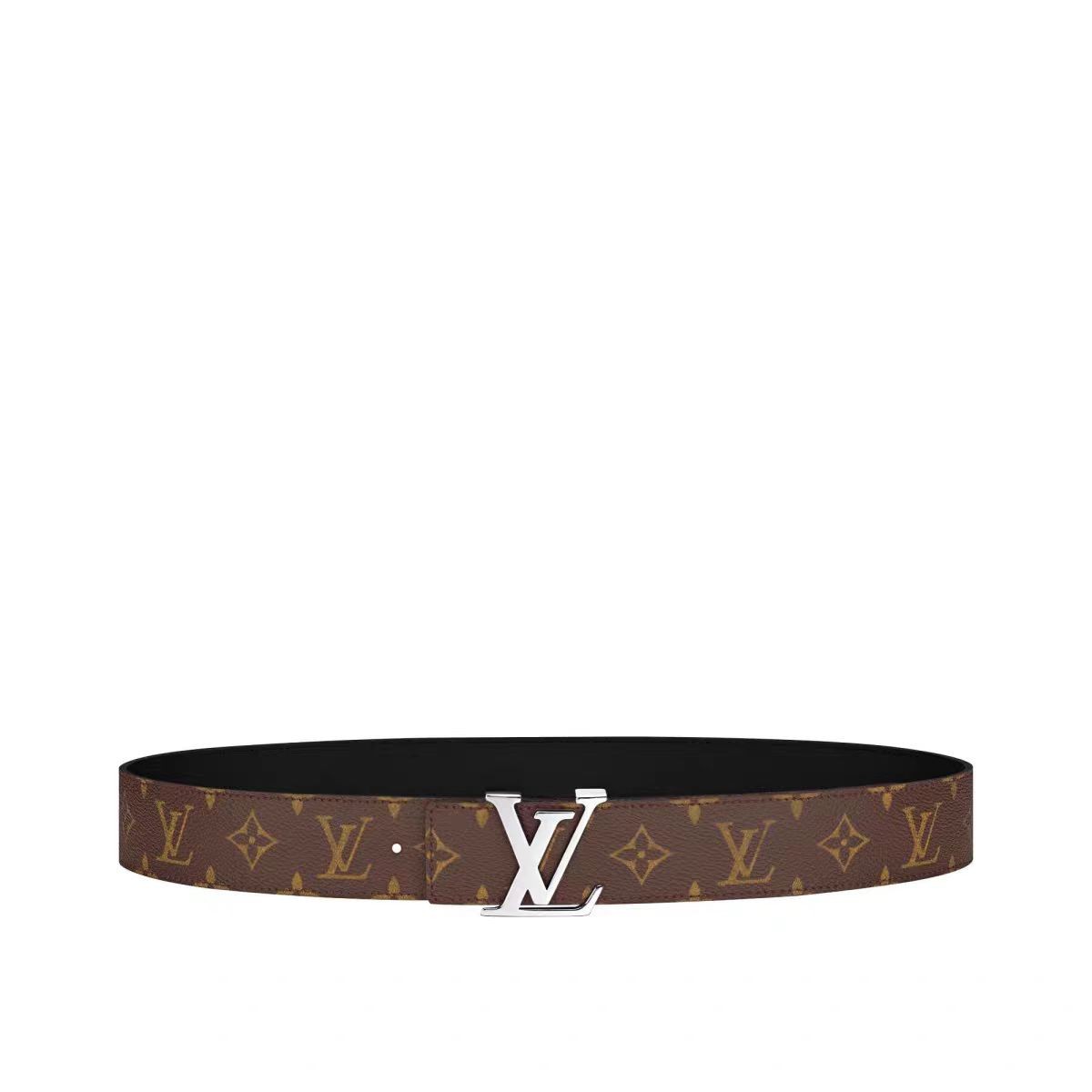 商品[国内直发] Louis Vuitton|LOUIS VUITTON LV双面平滑扣牛皮帆布腰带宽4cm,价格¥4419,第6张图片详细描述