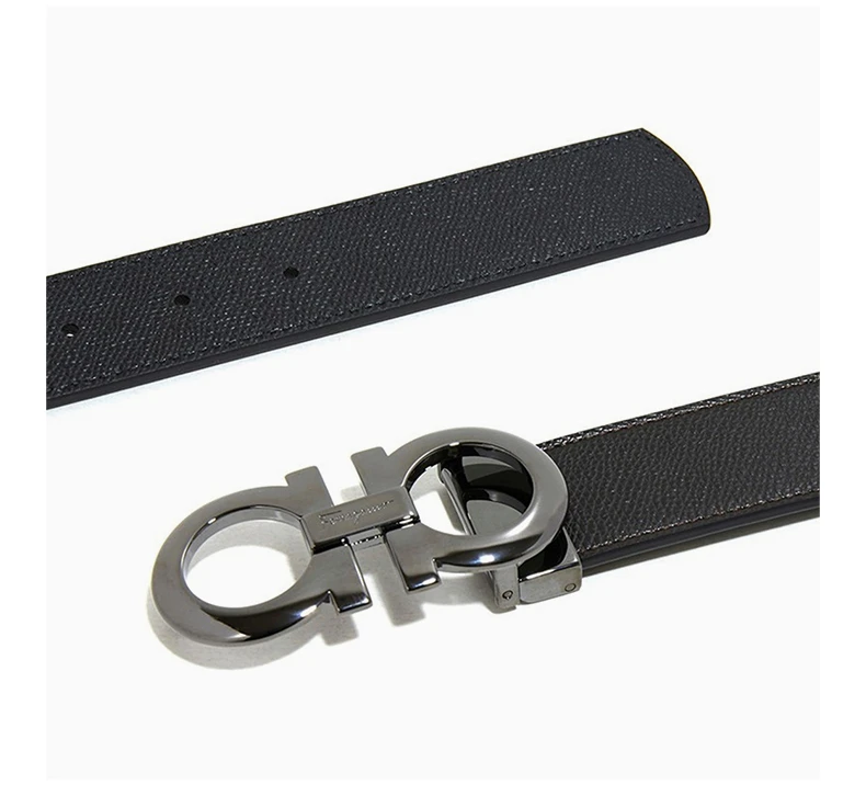 商品[国内直发] Salvatore Ferragamo|SALVATORE FERRAGAMO 黑色男士腰带 67-5542-689112,价格¥3639,第8张图片详细描述