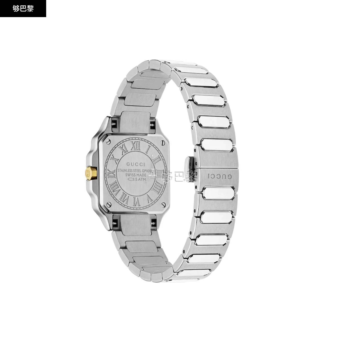 商品Gucci|【预售】 古驰 24秋冬 女士 腕表 G-FLAT系列24毫米腕表 811580 IEFA0 8155,价格¥18616,第5张图片详细描述