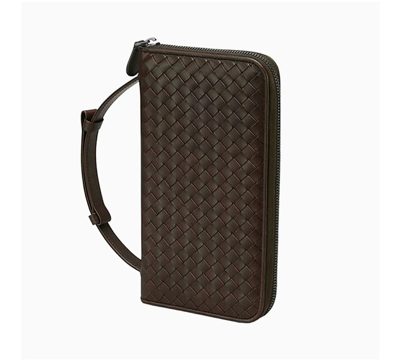 商品[国内直发] Bottega Veneta|BOTTEGA VENETA 深咖色男士手拿包 169730-V4651-2040,价格¥6006,第5张图片详细描述