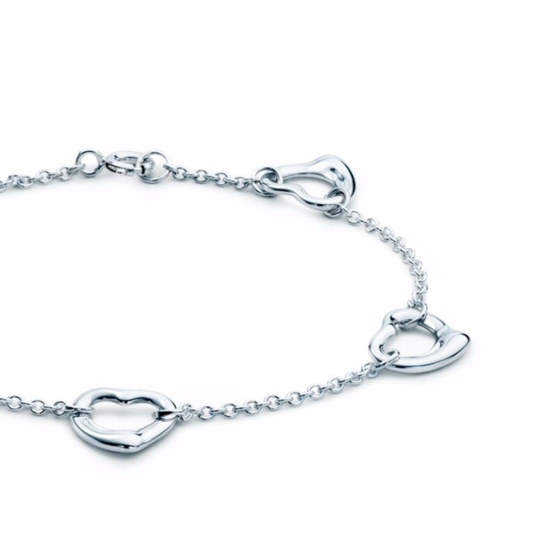 商品[国内直发] Tiffany & Co.|TIFFANY&CO.蒂芙尼 艾尔莎·佩雷蒂（ElsaPeretti®）Yard®心扉手链,价格¥5454,第4张图片详细描述