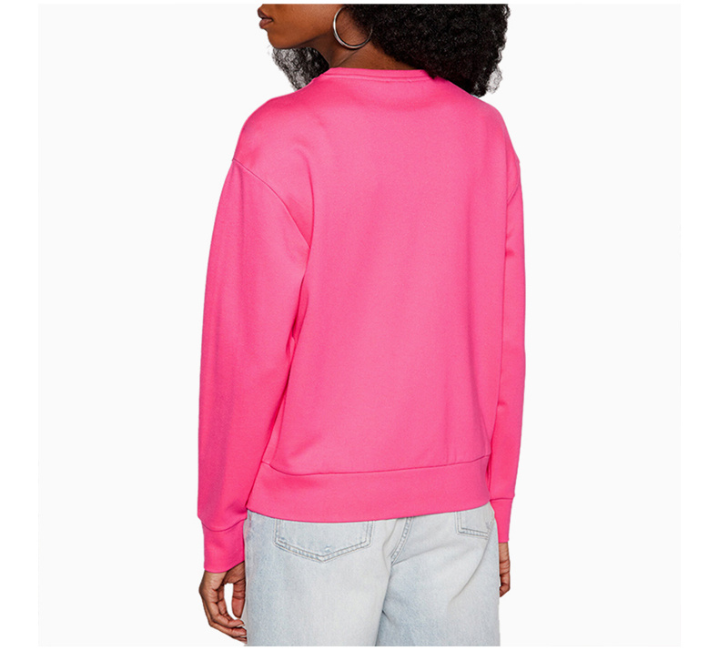 商品Emporio Armani|EMPORIO ARMANI 女士粉色粘胶圆领长袖卫衣 3KTM13-TJU6Z-1405,价格¥761,第9张图片详细描述