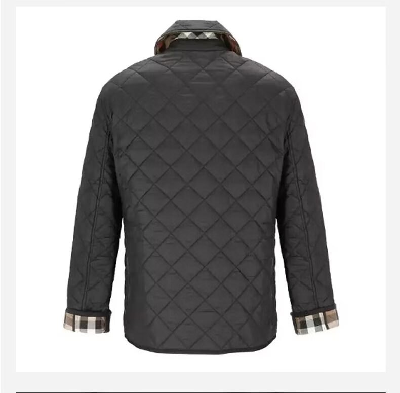 商品Burberry|现货 BURBERRY/博柏利 女士黑色聚酰胺贴袋按扣开襟棉服 80841941/80914431,价格¥3077,第6张图片详细描述