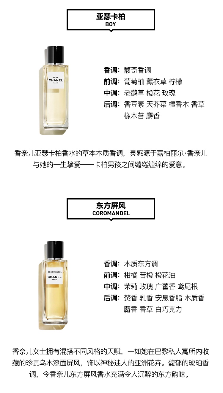 商品Chanel|Chanel香奈儿「珍藏系列 」女士香水 EDP浓香水中性香水75-200ml,价格¥1858,第6张图片详细描述