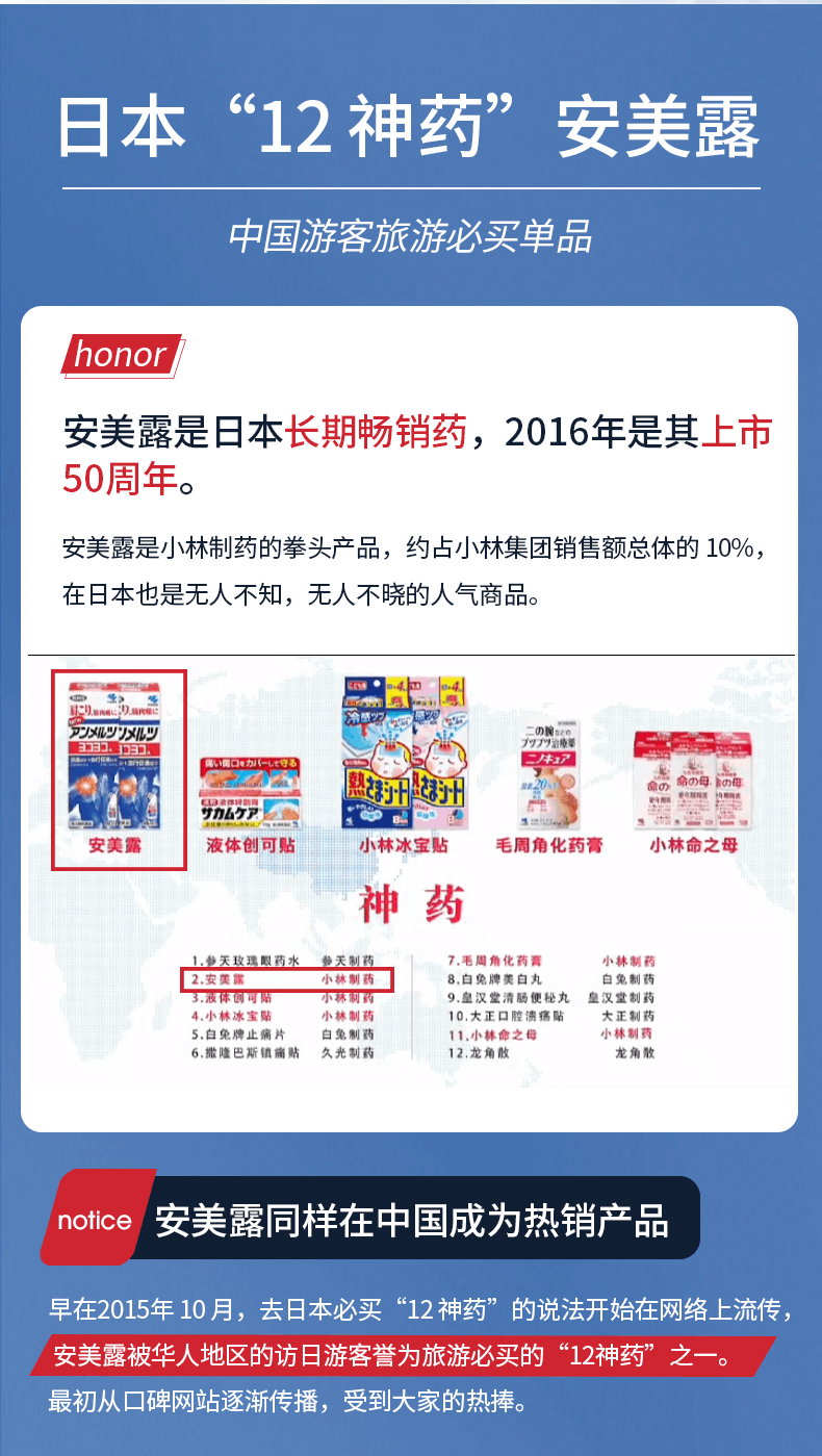 商品KOBAYASHI|日本小林制药安美露  涂抹液,价格¥105,第3张图片详细描述