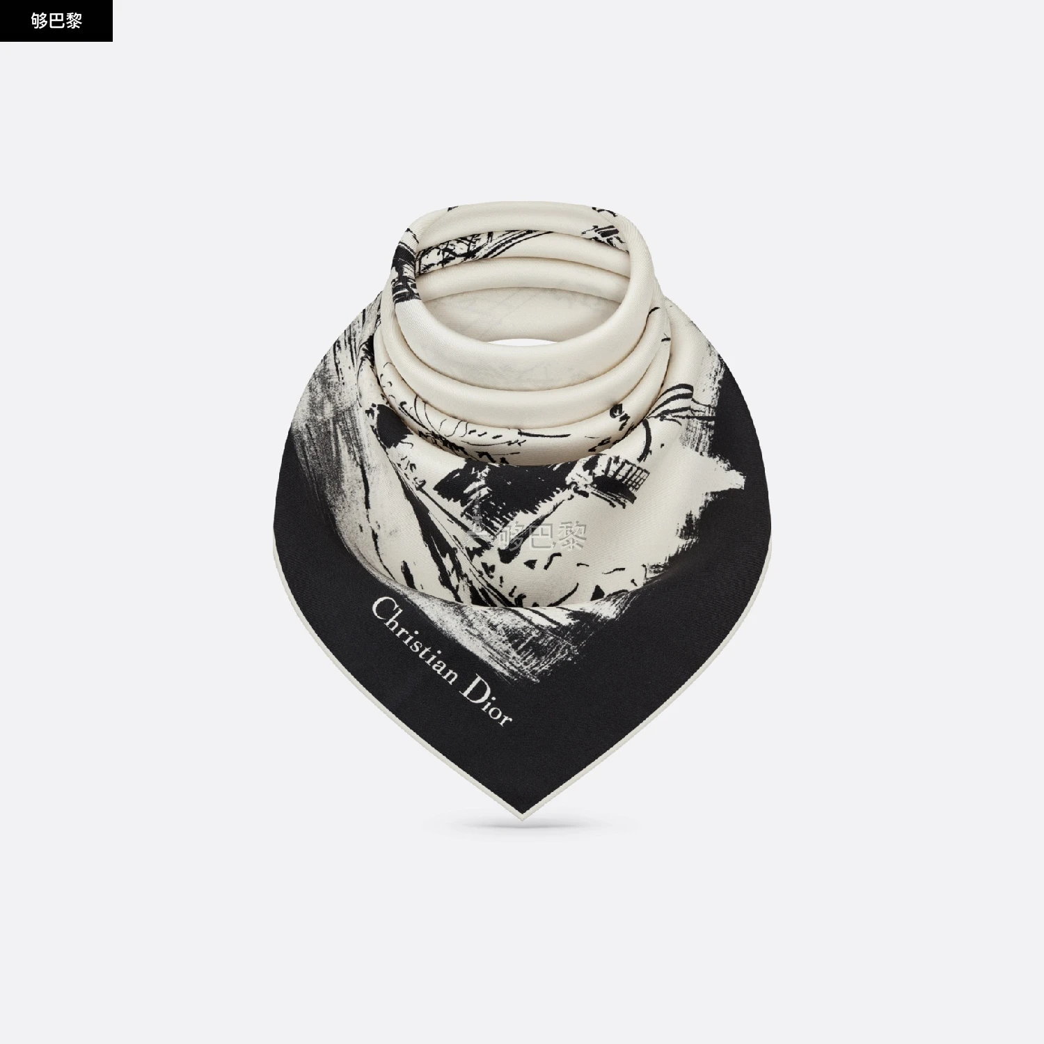 商品Dior|【预售】 迪奥 25春夏 女士 丝巾 Dior 印花方巾 44EIF090I605_C089 ,价格¥4892,第5张图片详细描述